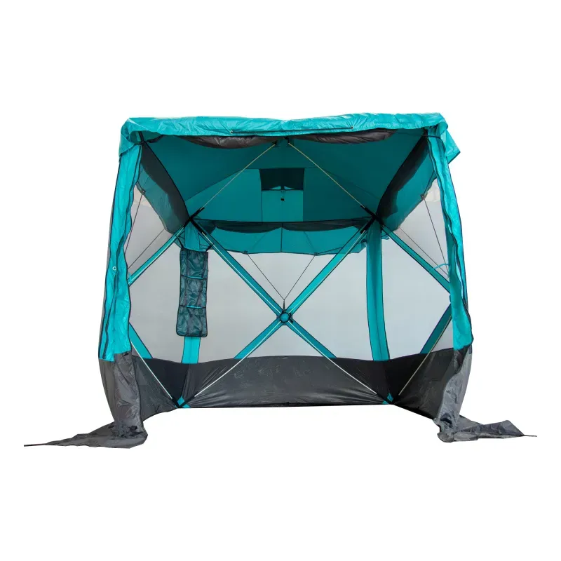 Шатер Следопыт быстросборный 4-х стенный 2.1х2.1м, цвет Waterfall 