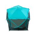 Шатер СЛЕДОПЫТ быстросборный, 5 стен, 3,4х3,25 м, h-2,30 м, S по полу 7,6 кв.м, цвет Waterfall