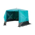 Шатер СЛЕДОПЫТ быстросборный, 6 стен, 3,35х3,85 м, h-2,25 м, S по полу 9,3 кв.м цвет Waterfall