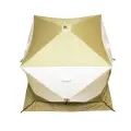 Палатка КУБ 4 Premium 2,1 x 2,1 м (трехслойная), 2 двери, белый/олива