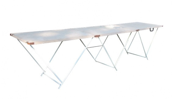 Стол торговый складной Митек 2,7 х 0,6 (3 мм столешница)