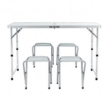 Набор мебели для пикника Green Glade M790-1, мраморный белый, Green Glade