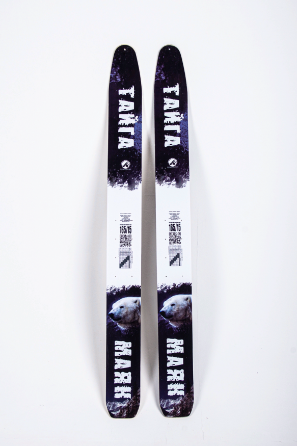 Лыжи Тайга, дерево, длина 165 см, ширина 150 мм