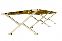 Раскладушка туристическая в чехле Пингвин, 1850х650х400 мм, труба алюминиевая 25х25 мм