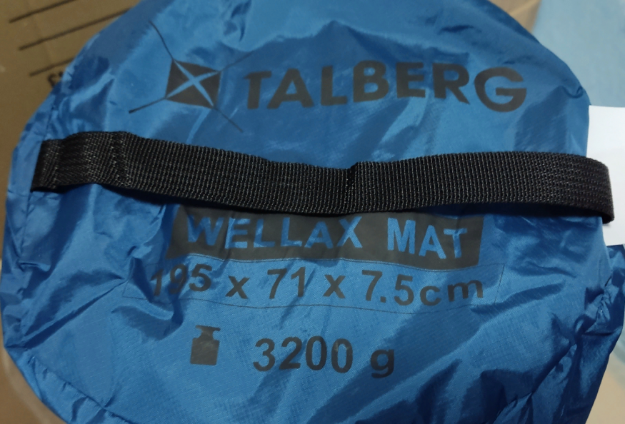 Коврик самонадувающийся  Wellax Mat, 195x71x7,5, Talberg