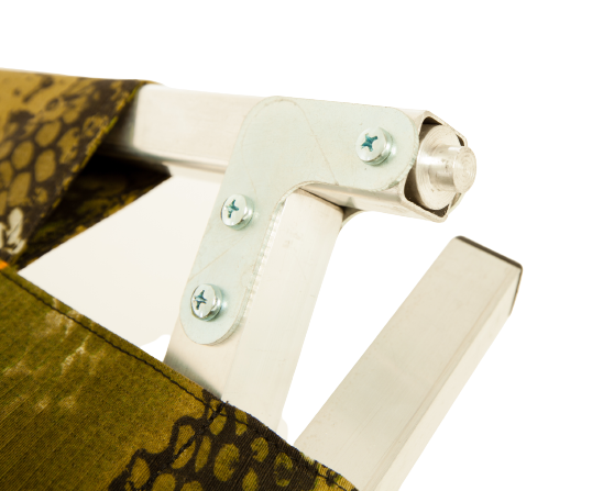 Раскладушка туристическая в чехле Пингвин, 1950х750х400 мм, труба алюминиевая 25х25 мм