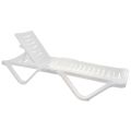 Шезлонг размер 1920х620х320, цвет белый