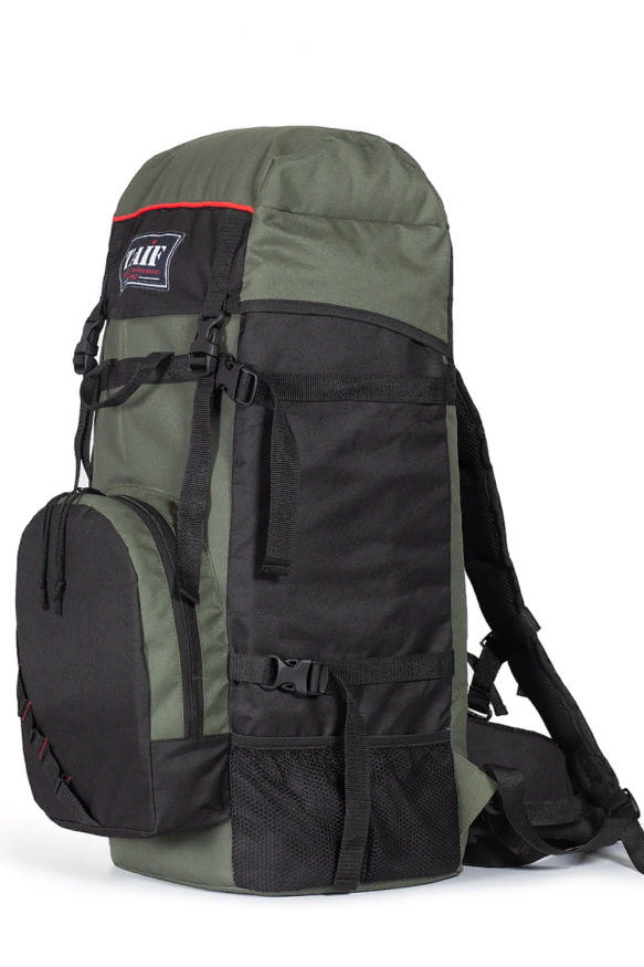 Рюкзак туристический Турист Лайт 1, ПВХ 600, олива/черный, 120 л, ТАЙФ
