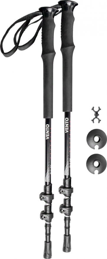 Палки треккинговые &amp;quot;PULSE&amp;quot; с удлиненной рукояткой