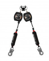 Двухплечевое СИЗ втягивающего типа "НВ-02 трос" с карабином "Монтажный"