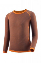 Детский комплект термобелья GUAHOO Kids оранжевый меланж (Размер 2XL)