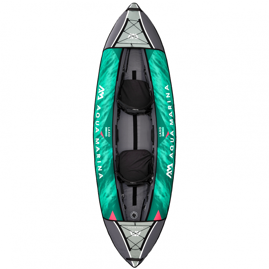 Каяк надувной двухместный Aqua Marina Laxo-320, 320x90 см