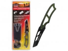 Нож туристический со свистком (в ножнах) Gavar EX-SW-B01 Green