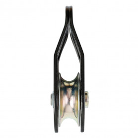 Блок-ролик одинарный с подшипником сталь 0402, Вертикаль