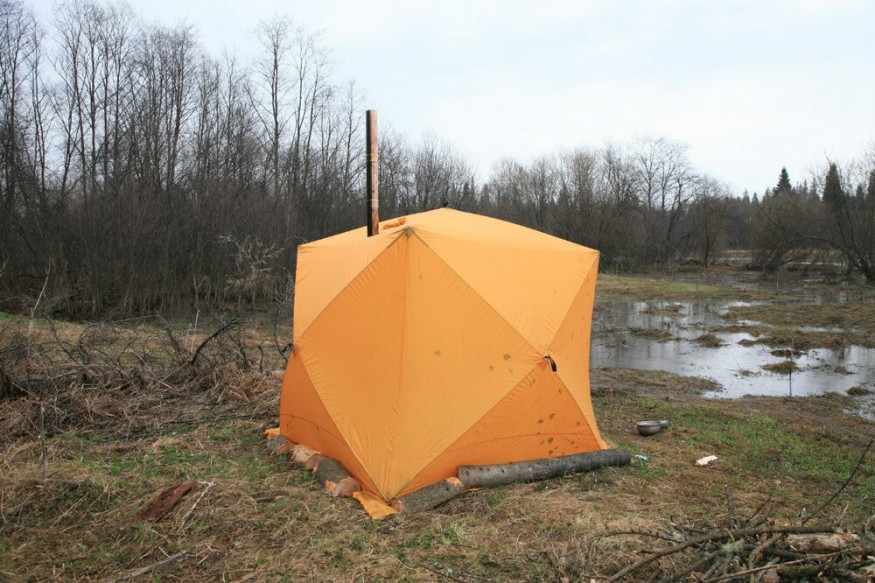Палатка Век Баня походная Катунь Плюс