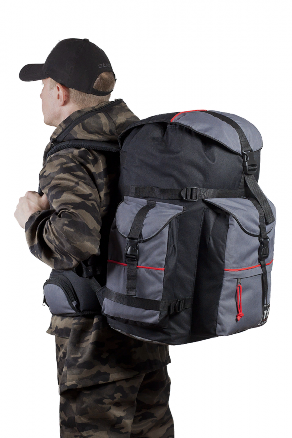 Рюкзак KAILER 2 45л, черно-серый, Тайф