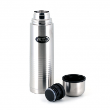 Термос Биосталь с узкой горловиной, 1,0 л, в чехле