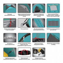 Палатка "Bell 4" v2, зеленый цвет, Tramp